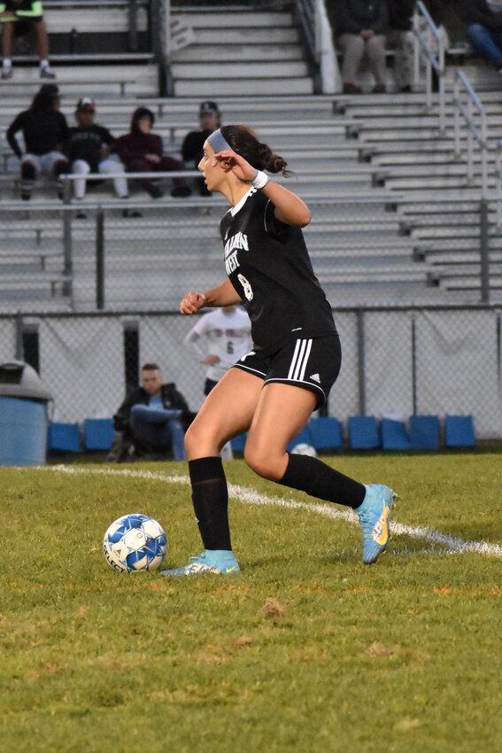 Sullivan West&rsquo;s Viola Shami scored the first and only goal of the day for the Lady Bulldogs.