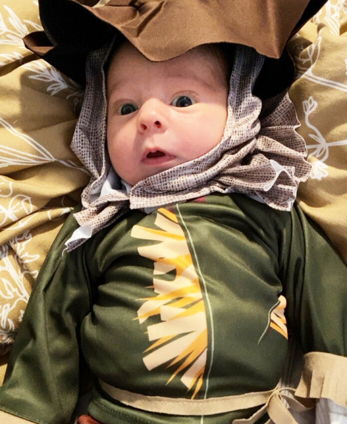 June Donohue&rsquo;s great-grandson Scotty in his Halloween costume.