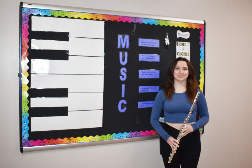 Eldred Flute player Kaitlyn McGarry performed in the 2023 New York Zone 9 Area All-State Symphonic Band.