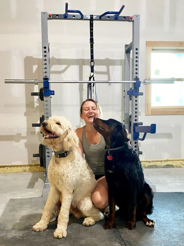 One of the best, most surprising returns that has come out of investing in our home gym has been not having to sacrifice time with my dogs in order to improve my health.