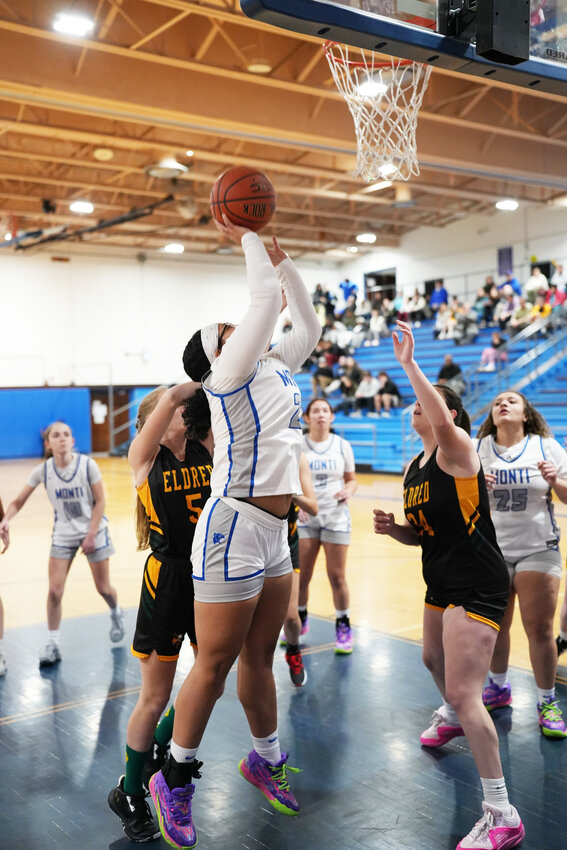 Amiah Neails scored a game-high 19 points, ten of which were netted in the first quarter as Monticello jumped out to an early 14-8 lead in the wire-to-wire victory.