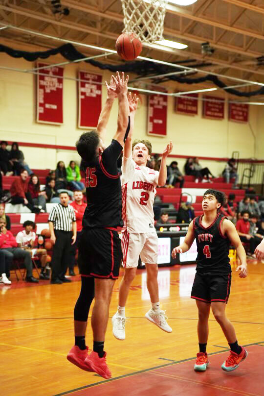 Liberty&rsquo;s Riley Totten put up a team-high 25 points in the loss to Port Jervis on Monday night. Port Jervis was able to secure the win, however, thanks in part to a prolific shooting performance by Isaiah Boucher.