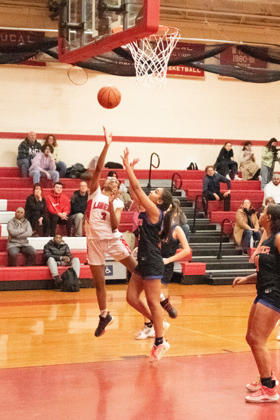 Destiny Loyce scored in all four quarters and led Liberty with 11 points. Despite a strong fourth quarter, the Lady RedHawks fell short of their comeback bid against Chester.
