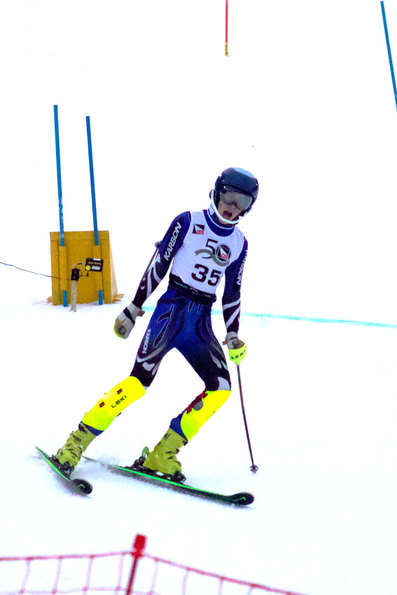 Monticello skier Diego Ferrer came up with a fifth place finish on Wednesday, January 31 and a second place finish on Thursday, February 1.
