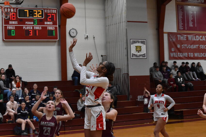 Liberty’s Destiny Loyce netted 14 points as the Lady RedHawks defeated Livingston Manor 51-49 on Saturday.