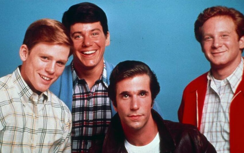 Ron Howard, Anson Williams, Henry Winkler and Don Most