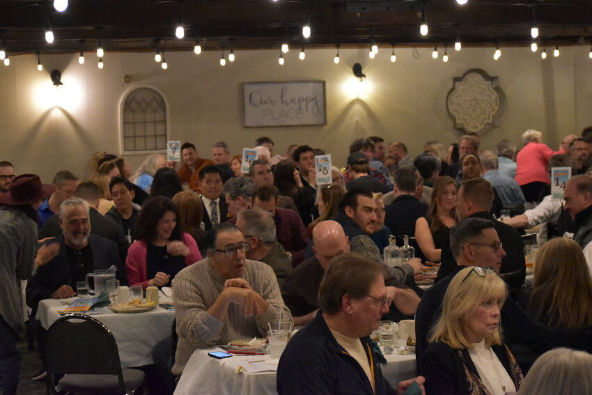 The 63rd Annual Two Headed Trout Dinner featured a sold out dining room at the Rockland House.