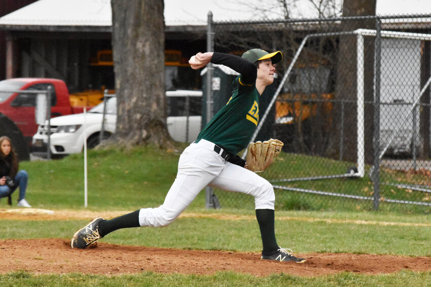 Mason McKerrell tossed a complete game on Friday, giving up just one run as the Yellowjackets defeated the Wildcats 8-1.