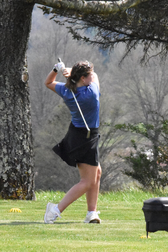 Sarah Evans shot a 51 on Wednesday after finishing with a 54 on Monday afternoon, both at the Villa Roma. The Lady Wildcats have an undefeated 9-0 record in the division and are 10-3 overall this season.