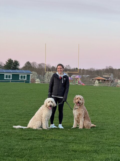 In moments when I don’t know what’s next, I always come back to evening walks with my husband and my dogs to process my thoughts and build momentum on what’s to come.