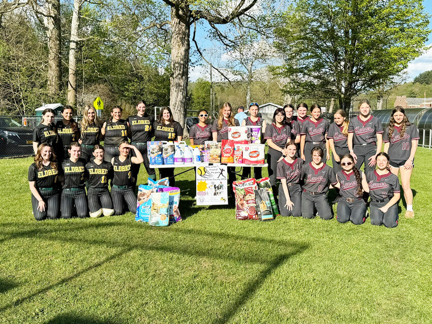 The Lady Yellowjackets and Lady Wildcats came together for a good cause on Wednesday afternoon, raising money for the SPCA during their game.