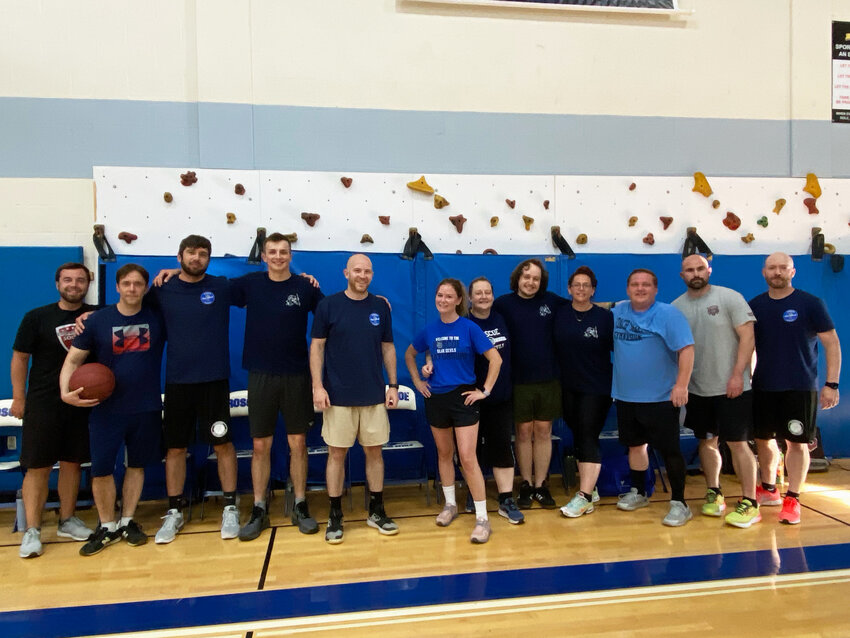 The Faculty/Staff team from RCS and LMCS beat the First Responders 44-33 on Monday night. See page 11B for the First Responders team photo.