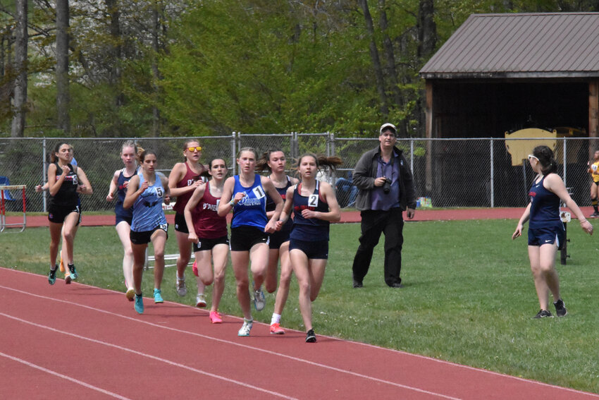 Anna Furman led the pack in the 3000m, taking first place in the OCIAA meet and earning 10 points for the Lady Bears.