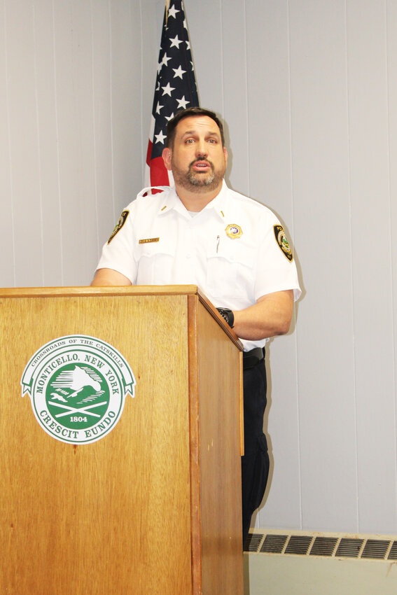 Acting Chief David Lindsay, Monticello Police Department.