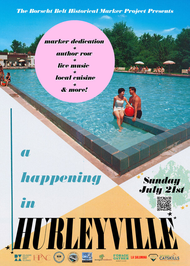 The flyer for “A Hppening in Hurleyville”