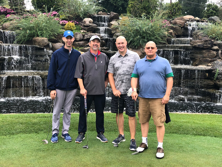 Tom Larsen, Senior Vice President of Government &amp; Public Relations for Mediacom Communications (second from left), is serving as Chair of Catholic Charities of Orange, Sullivan, and Ulster&rsquo;s 2024 Golf for Charity Outing which will be held Monday, September 16, at West Hills Country Club. Mr. Larsen is pictured with fellow golfers from his foursome at a previous Catholic Charities outing.