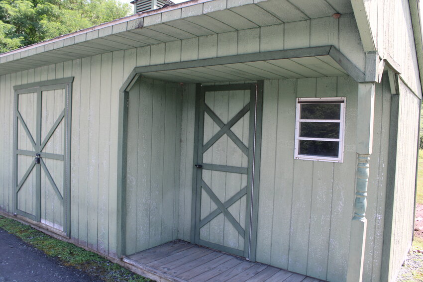 This shed at the Callicoon Center Park owned by Red Dogs Youth Football Organization will be getting a fresh coat of paint.