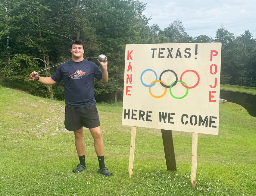 Tri-Valley&rsquo;s Kane Poje is headed to Texas to compete in the USATF Junior Olympics.