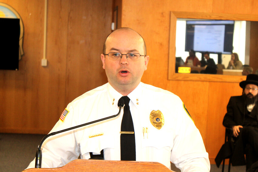 Liberty Police Chief Steven D&rsquo;Agata announced arson charges against a Liberty woman on Wednesday, July 24.