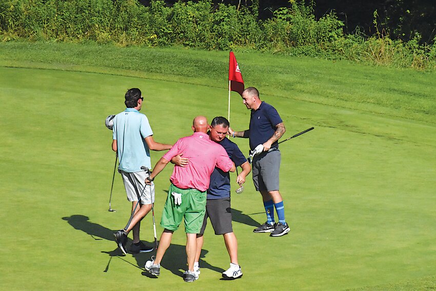 The Championship Match of last year’s Democrat was a thriller, with Michael Decker and Michael Scuderi beating Mike Cardo and Blake Kilcoin. Both teams will be back this year to try and repeat their performance. From the left are Scuderi, Kilcoin, Decker and Cardo.