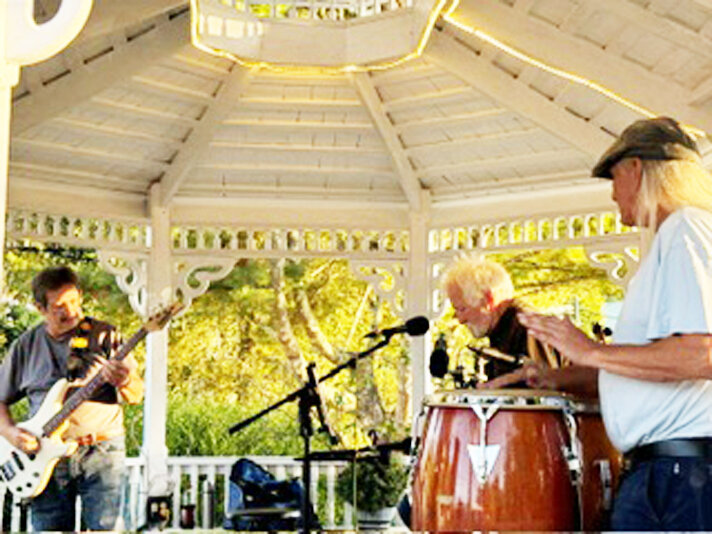 Guests pulled up a chair and enjoyed live music put on to honor first responders of the county and Town of Bethel.