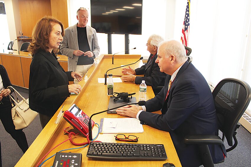 CEO of Garnet Health Medical Center, Jerry Dunlavey, encouraged participants to grab his business card to help continue the conversation and discuss what is going on with the medical provider.