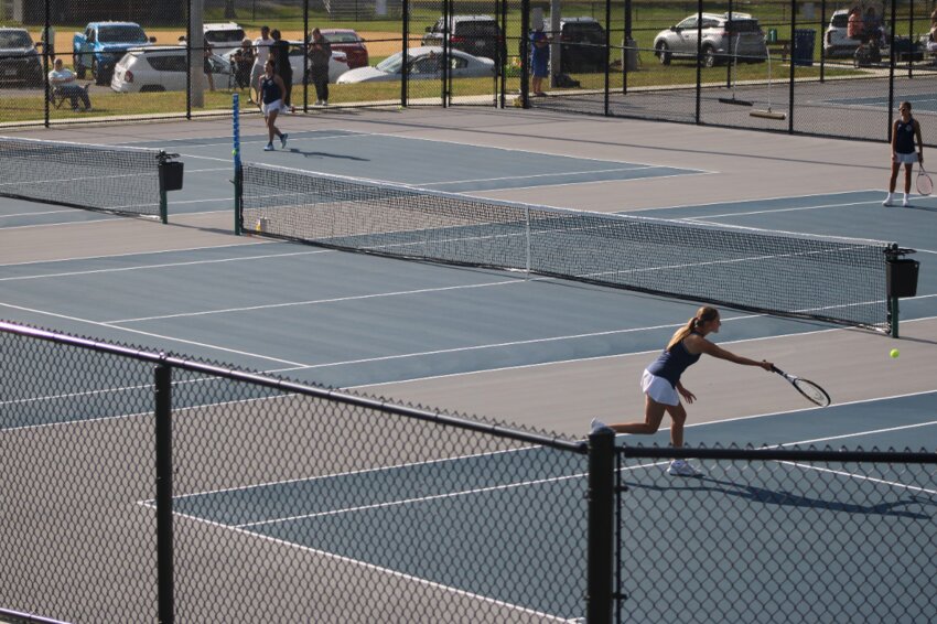 Monticello opened its Tennis season with a non-league home matchup against Pine Bush. This marked the initial Tennis match for the Panthers on a brand-new resurfaced Tennis Courts. The courts feature a beautiful playing surface with 5 courts that Monticello will be utilizing for matches and practice.