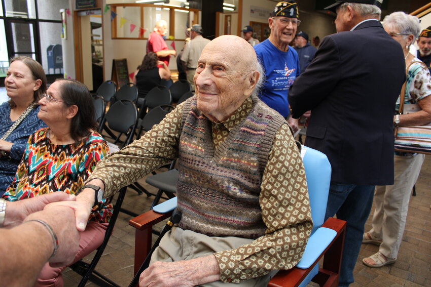 WWII Veteran Marty Feldman, 99, was the guest of honor, hailed by many as a true American Hero.