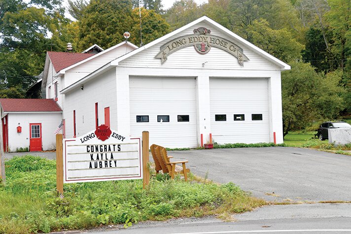 The Long Eddy Fire House is located at 4 Church St. in the hamlet of Long Eddy.