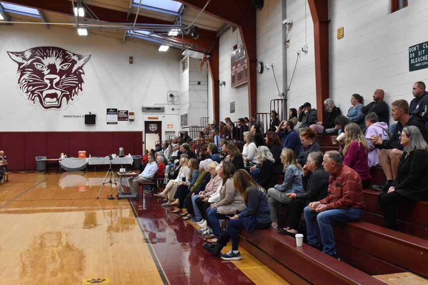 Community members from Roscoe and Livingston Manor packed the bleachers on Monday night in Livingston Manor to revisit the proposed merger from 2022. The meeting discussed relevant changes since the original study that can be found in the 2024 addendum.