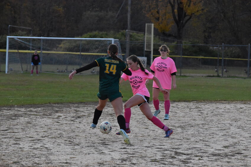 Livingston Manor’s Anastasia Niforatos scored twice in Friday’s league victory over Eldred.