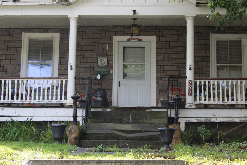 Asbestos was found in this house on 797 North Branch Callicoon Center Road and will require the whole house to be hauled away.