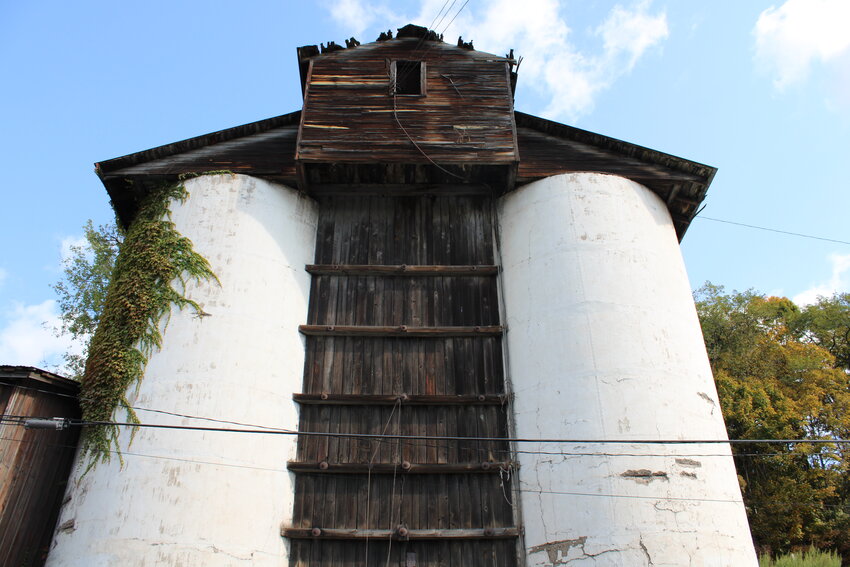 The Callicoon Silos as they stood in October.