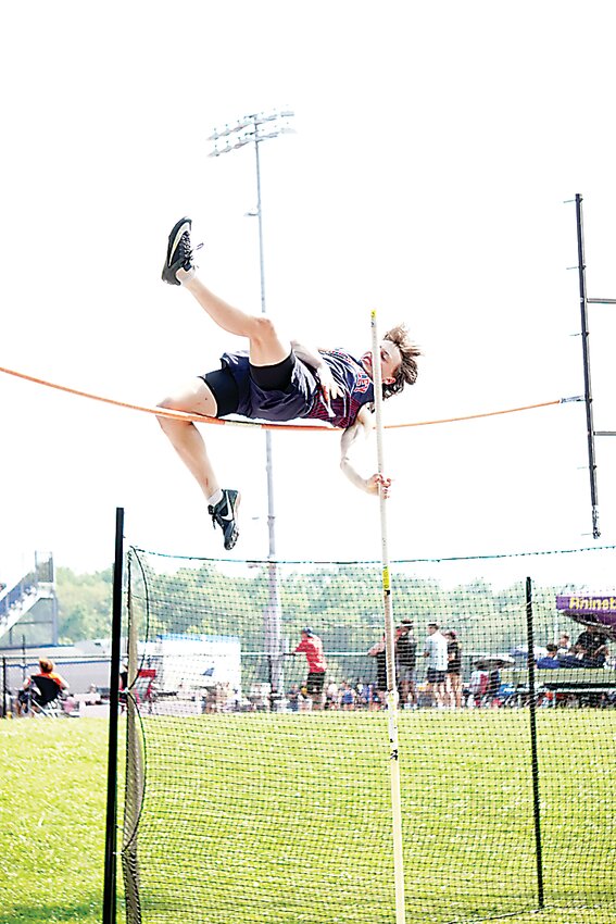 Logan Weyant of TV catching flight in his jump of 10-06!