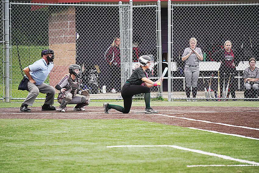 Eldred&rsquo;s Emma Bisland, a freshman, is one of Eldred&rsquo;s youngest starters.