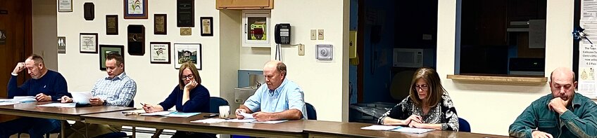 The Town Board of Callicoon discusses the purchasing of a 2023 Volvo front-end loader.