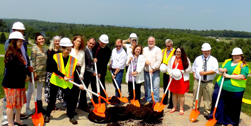 County Legislators and officials broke ground at Bethel Woods for Archtop Fiber’s wide-reaching infrastructure project.