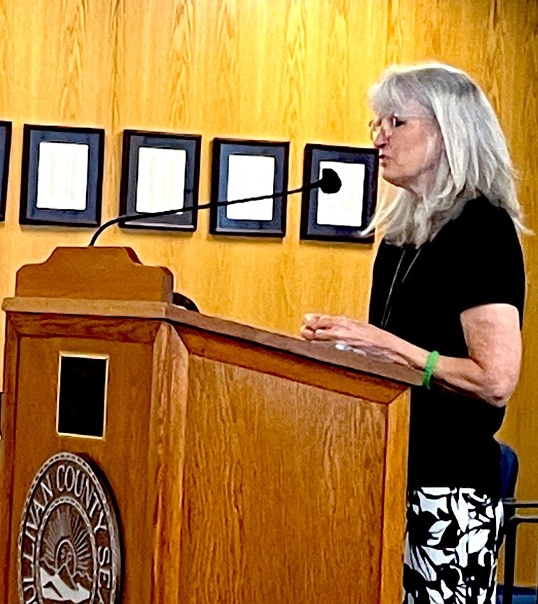 County Treasurer Nancy Buck reported rampant check fraud to the Management and Budget Committee.