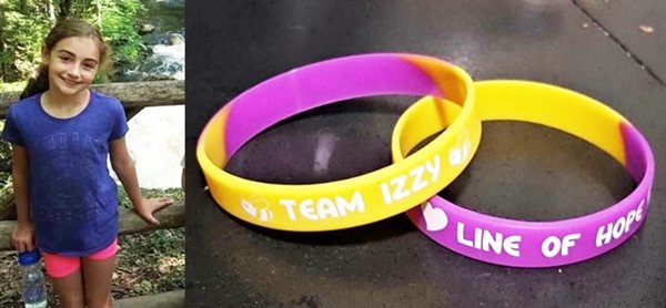 The Corner in Eldred is selling #Team Izzy wristbands in both adult and youth sizes for $5.00. All proceeds goes to the family of Isabelle Giglio as she recovers from two recent brain surgeries.