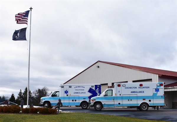 With the expertise of Karen Rapp of Newman Signs and Designs, Industrial Electronics, and our Stryker rep., Nicholas Westendorf, 15-82 got its new identity for Cochecton Volunteer Ambulance Corp.