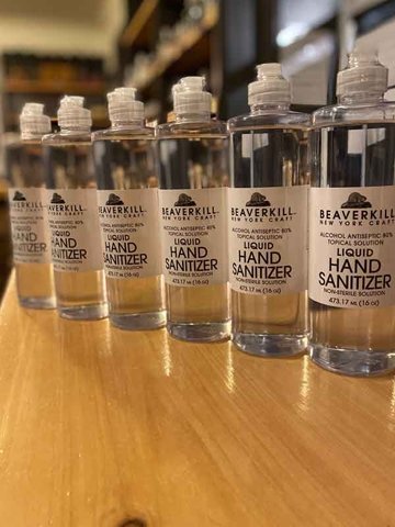 Now available commercially, Prohibition Distillery is producing hand sanitizer to help in the battle of combating COVID-19.