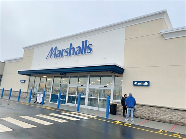 Marshalls opened its doors yesterday at 8 a.m.