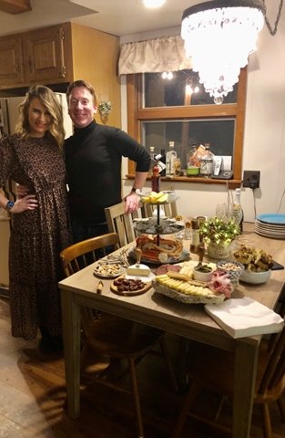 I hosted a small family-only New Years Eve gathering. Six of us dined on charcuterie, a “raw bar” of oysters, crab legs, caviar, and our main course of filet mignon and sides.