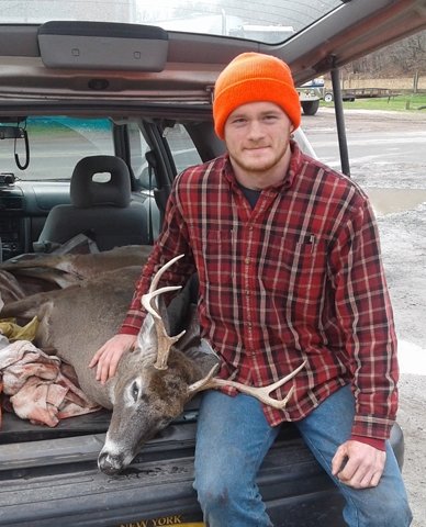 Sawyer Quick took this 131-lb buck in Callicoon which had a score of 54.5.