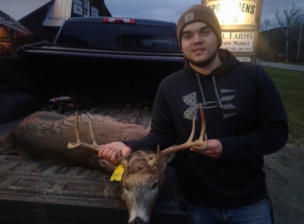 This nice take by Justin Diehl scored a 70 in the Democrat Big Buck Contest.