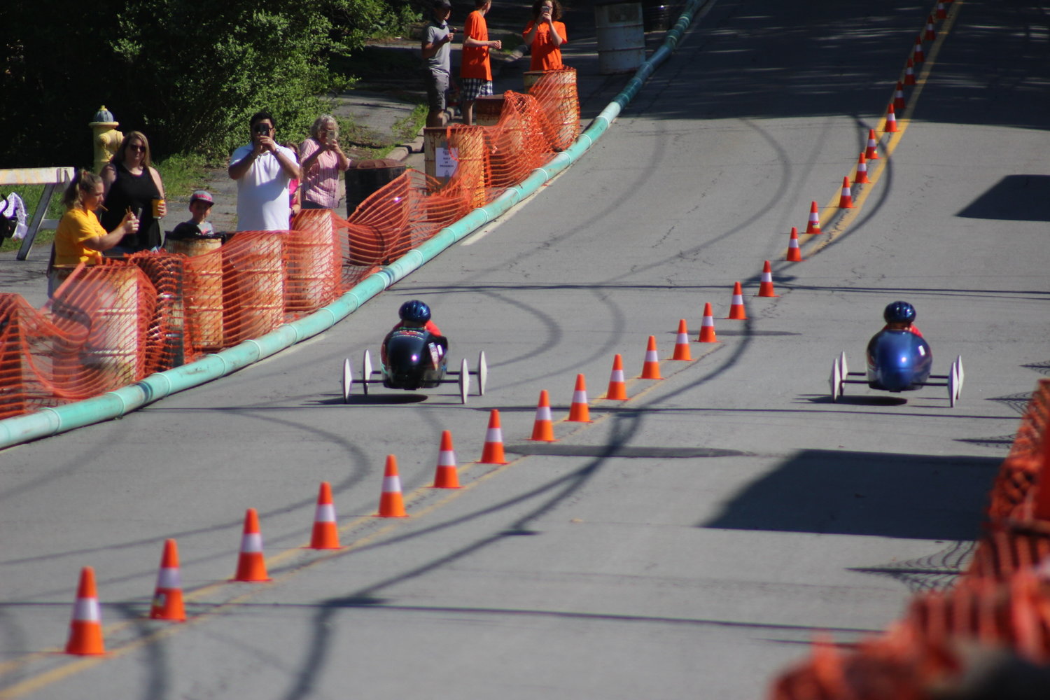 Racers gave it their all at the Liberty Soap Box Derby.