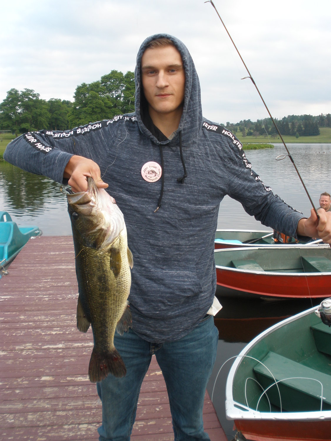 Isaiah Hannold of Grahamsville caught a 4.52-lb lunker, the biggest in that category.