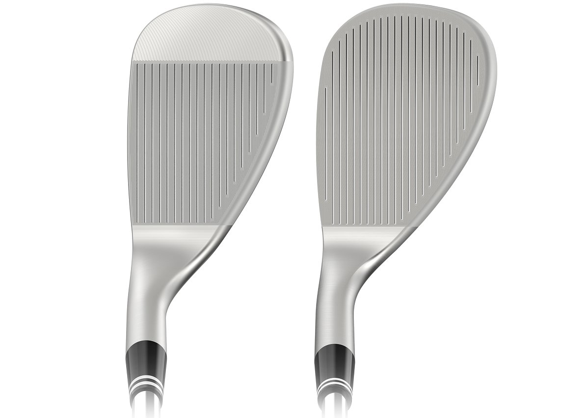 One can surely see the difference between the regular wedge on the left and the full face wedge on the right.