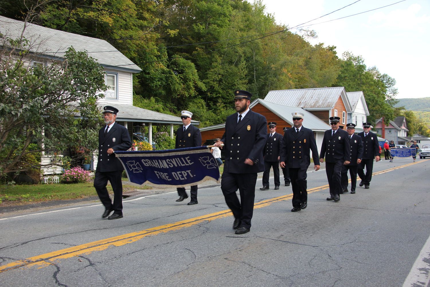 What better way for the Grahamsville Fire Department to celebrate your 75th anniversary than with a parade.