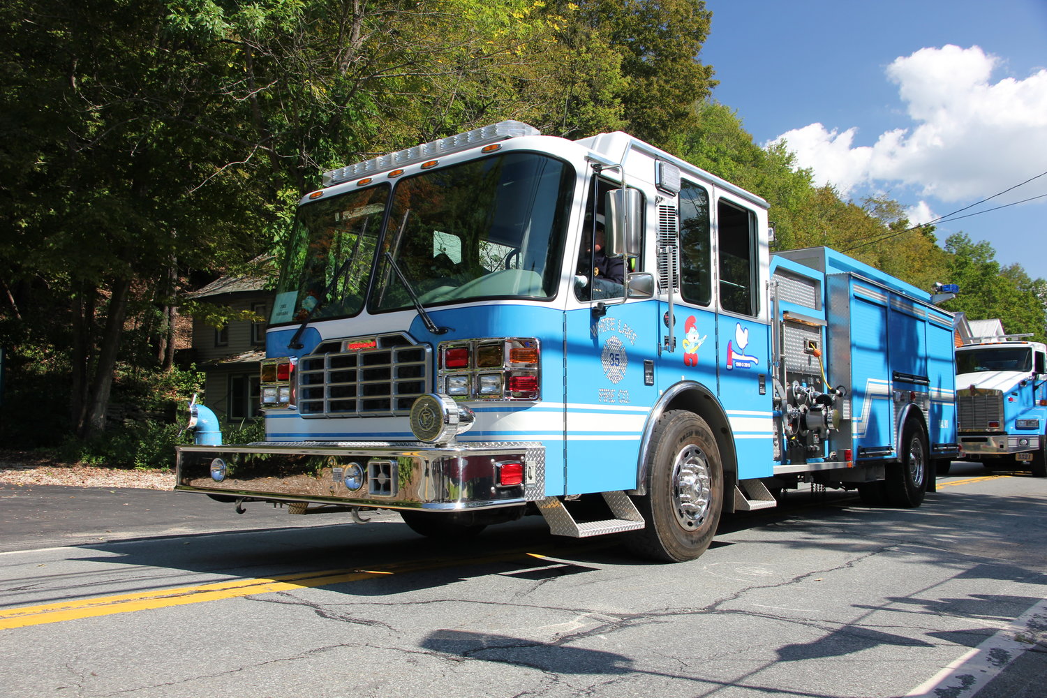 Another eye-catching fire truck – this one from White Lake.